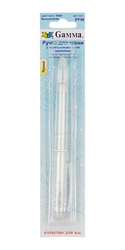 Ручка для ткани белая с термоисчезающими чернилами  1 шт. - фото 100532