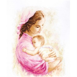 Набор для вышивания "Мать и дитя" 21*27см "Luca-S"   - фото 100896