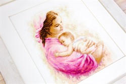 Набор для вышивания "Мать и дитя" 21*27см "Luca-S"   - фото 100897