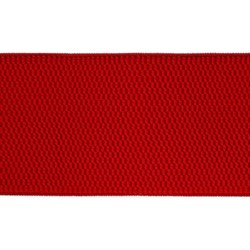 Лента эластичная 60 мм красная  1м  - фото 101184