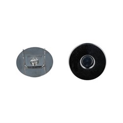 Кнопки магнитные металлические d 18 мм никель 1 компл - фото 101406