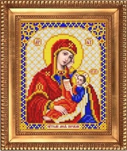 Основа для вышивки бисером  "Пресвятая Богородица Утоли Мои Печали" 20*25 см "Благовест"  - фото 101888