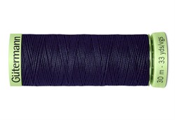 Нить Top Stitch отделочная, 30 м, 100% п/э, цвет: 339 т.чернильно-синий 1 кат. - фото 102302