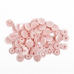 Кнопки пластиковые 12 мм розовые 1 уп.  - фото 102951
