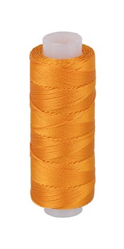 Нитки лавсан 105Л (100% полиэфир) цвет 009 оранжевый  намотка 100 м  1 шт  - фото 103445