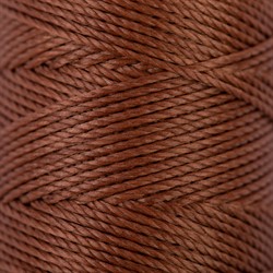 Нитки для кожи вощёные 0,45 мм крученые цвет  коричневый  1 кат.  - фото 104259