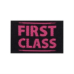 Нашивка текстильная полиэстер FIRST CLASS  2,4*3.9 см 1 шт.  - фото 104627