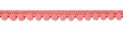 Лента декоративная "Шарики"  10 мм  цвет 110 розовый 1м  - фото 104832
