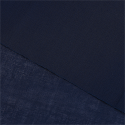 Ткань Батист 72 г/м² 100% хлопок шир.150 см  цв.т.синий1м  - фото 106913