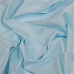 Ткань Батист 72 г/м² 100% хлопок шир.150 см  цв.св.голубой  1м - фото 106919
