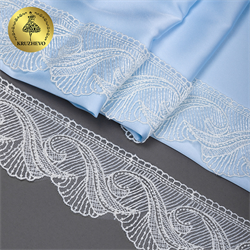 Кружево на сетке 70мм. 1м - фото 106956