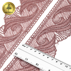 Кружево на сетке 70мм. 1м - фото 106963