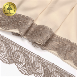 Кружево на сетке 70мм. 1м - фото 106974