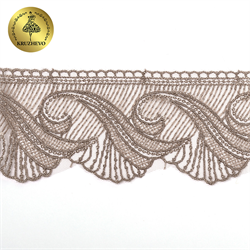 Кружево на сетке 70мм. 1м - фото 106976