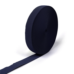 Лента эластичная 40 мм цвет: темно-синий 1м - фото 107026