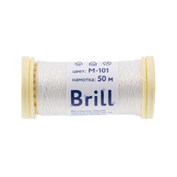 Нитки для вышивания "Gamma" "Brill" 100% полиэстер 50м - фото 107191