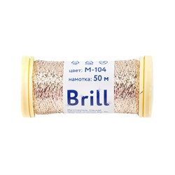 Нитки для вышивания "Gamma" "Brill" 100% полиэстер 50м - фото 107237