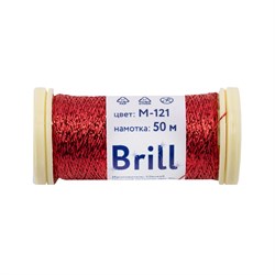Нитки для вышивания "Gamma" "Brill" 100% полиэстер 50м - фото 107245