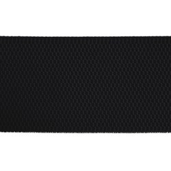 Лента эластичная 70 мм  черная  1м - фото 79027
