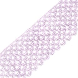 Кружево гипюр  шир.68мм цв. бл.розовый   1м - фото 81931
