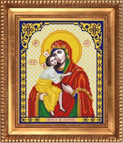Основа для вышивки бисером  "Пресвятая Богородица Феодороская"  "Благовест" И-4054 - фото 83173