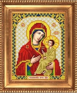 Основа для вышивки бисером  "Пресвятая Богородица Тихвинская" "Благовест" И-5074 - фото 83257