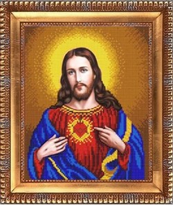 Основа для вышивки бисером "Открытое сердце Иисуса" "Благовест" К-4031 - фото 83406