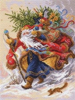 Рисунок на канве "Дед Мороз"  "Матренин Посад" 1702 - фото 85988
