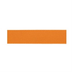 Лента репсовая 12 мм темно-оранжевый  1м  - фото 88264