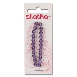 Бусины стеклянные биконус  4 х 4 мм  34 шт  на нити  - фото 89903