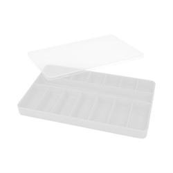 Коробка для швейных принадлежностей пластиковая прозрачная - фото 93038