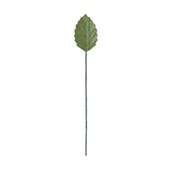 Декоративные элементы 'Листья' темно-зеленые  уп.12 шт. - фото 93062