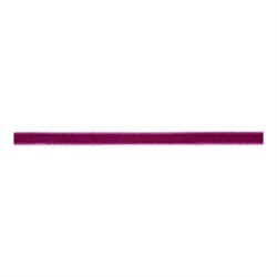 Тесьма  бархатная 6 мм  светло-фиолетовая 1 м  - фото 93101