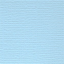 Бумага для скрапбукинга однотонная (кардсток) 30.5 x 30.5 см летнее небо (св.голубой) 1 лист  - фото 95535