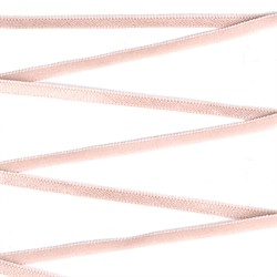 Резинка бельевая (окантовочная) 6 мм цвет 168 серебристый пион 1 м  - фото 97673