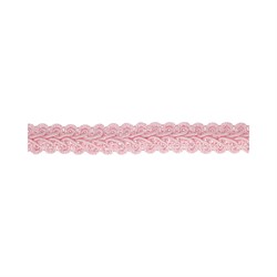 Тесьма декоративная  'Булет' 13 мм цвет: светло-розовый 1м   - фото 99475