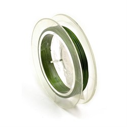 Проволока Ø 0,3 мм цвет зеленый рул.10 м 