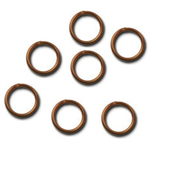 Кольцо для бус 4 мм медь  (уп. 50 шт) 