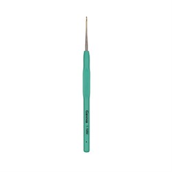 Крючок для вязания с прорезиненой ручкой стальной d 1.10 мм 13 см 1 шт 