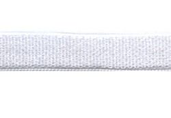 Лента эластичная для бретелей 8 мм белая 1м  