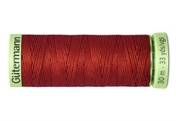 Нить Top Stitch отделочная, 30 м, 100% п/э,  цвет: 221 красно-терракотовый, 1 кат.  