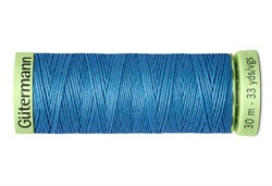 Нить Top Stitch отделочная, 30 м, 100% п/э, цвет: 965 дымчато серо-голубой 1 кат. 