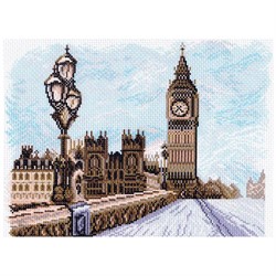 Канва с рисунком  'Лондон', 28*37 см "Матренин Посад" 