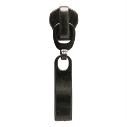 Слайдер к металлической молнии Т8, (auto lock) цвет черный никель 1 шт.
