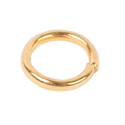 Кольцо для бус 3 мм под золото  (уп. 50 шт) 