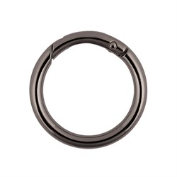 Карабин "кольцо" d 32 мм  цвет под черный никель 1 шт. 