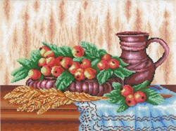 Рисунок на канве  "Спелый урожай"  30*40см