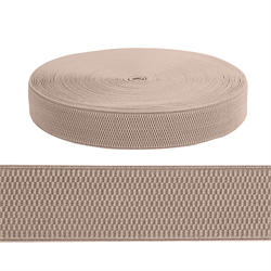 Лента эластичная 40 мм цвет: какао. 1м