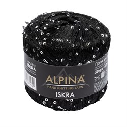 Пряжа Alpina «Искра» 100%  полиэстер, 50гр