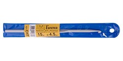 Крючок для вязания 'Gamma' металлический  d  4.5 мм  15 см